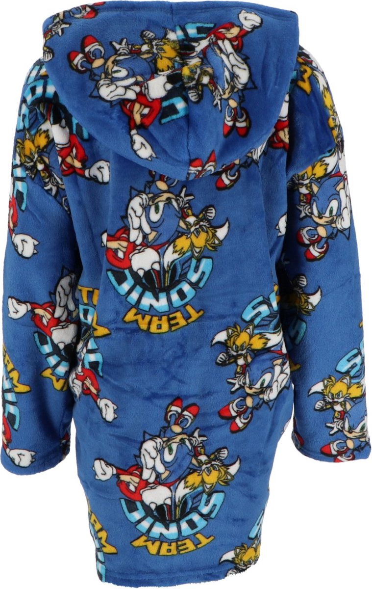 Kósýpeysa  Sonic blá 7-14 ára