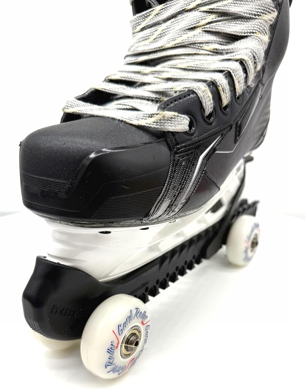 Hokkí skautahlífar með dekkjum svartar