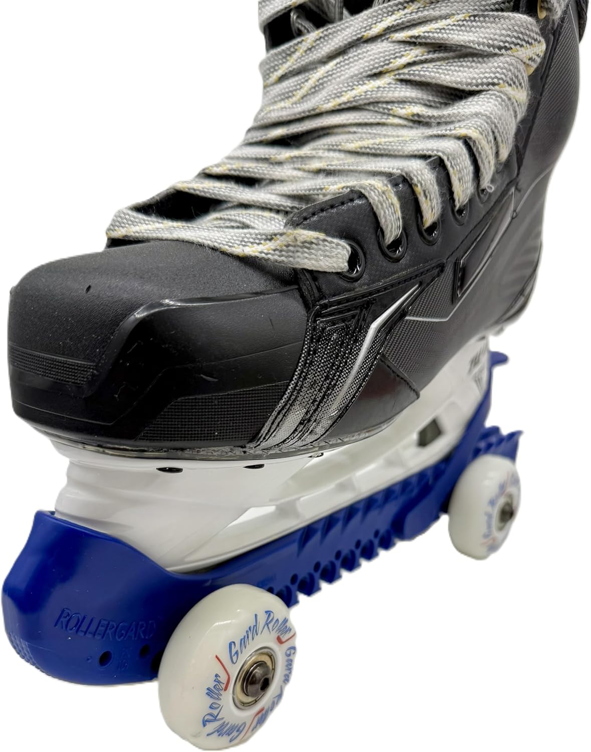 Hokkí skautahlífar með dekkjum dökkbláar