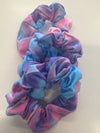 Scrunchie   tie die bleikt