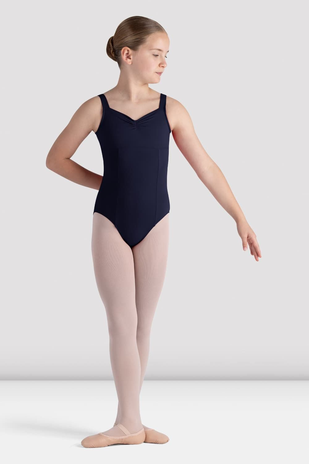 Ballettbolur Alice — dökkblár barna bolur (Bloch) — mynd 1
