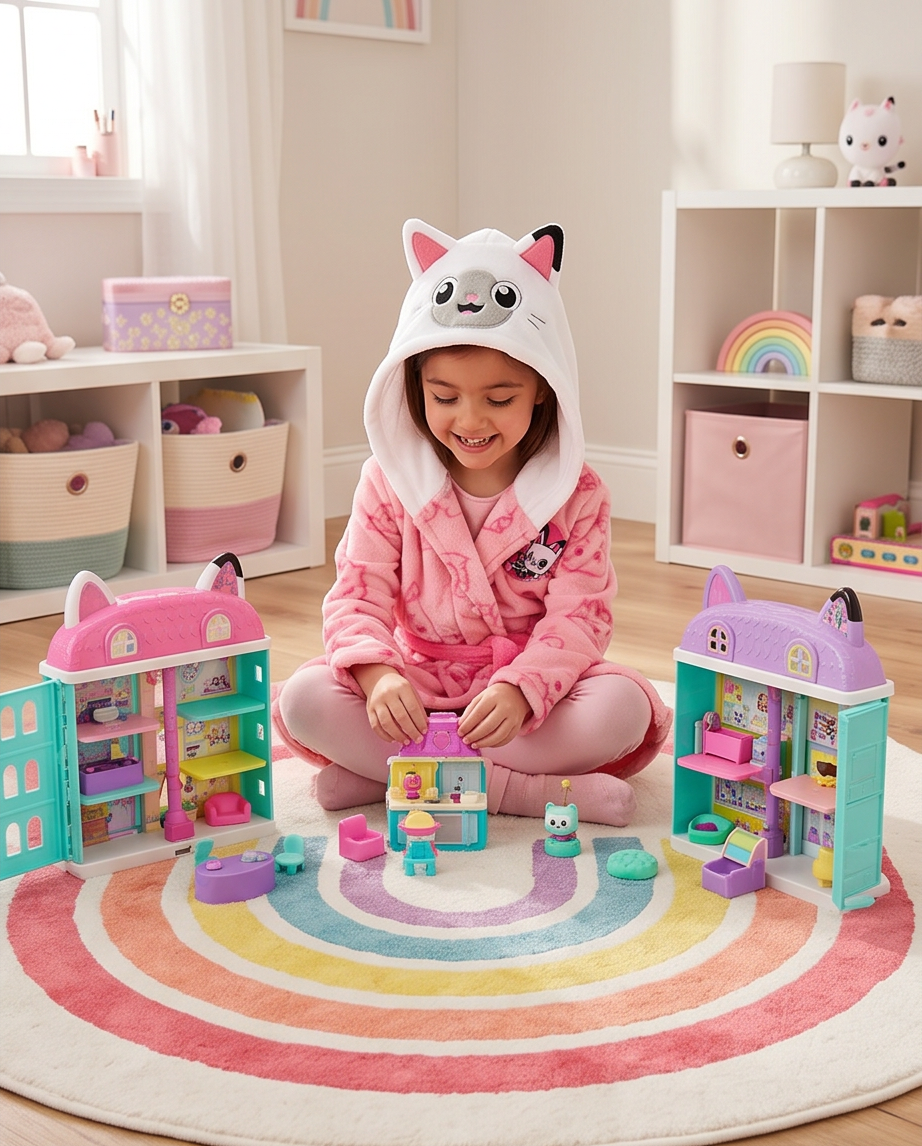 Baðsloppur Gabby Dollhouse
