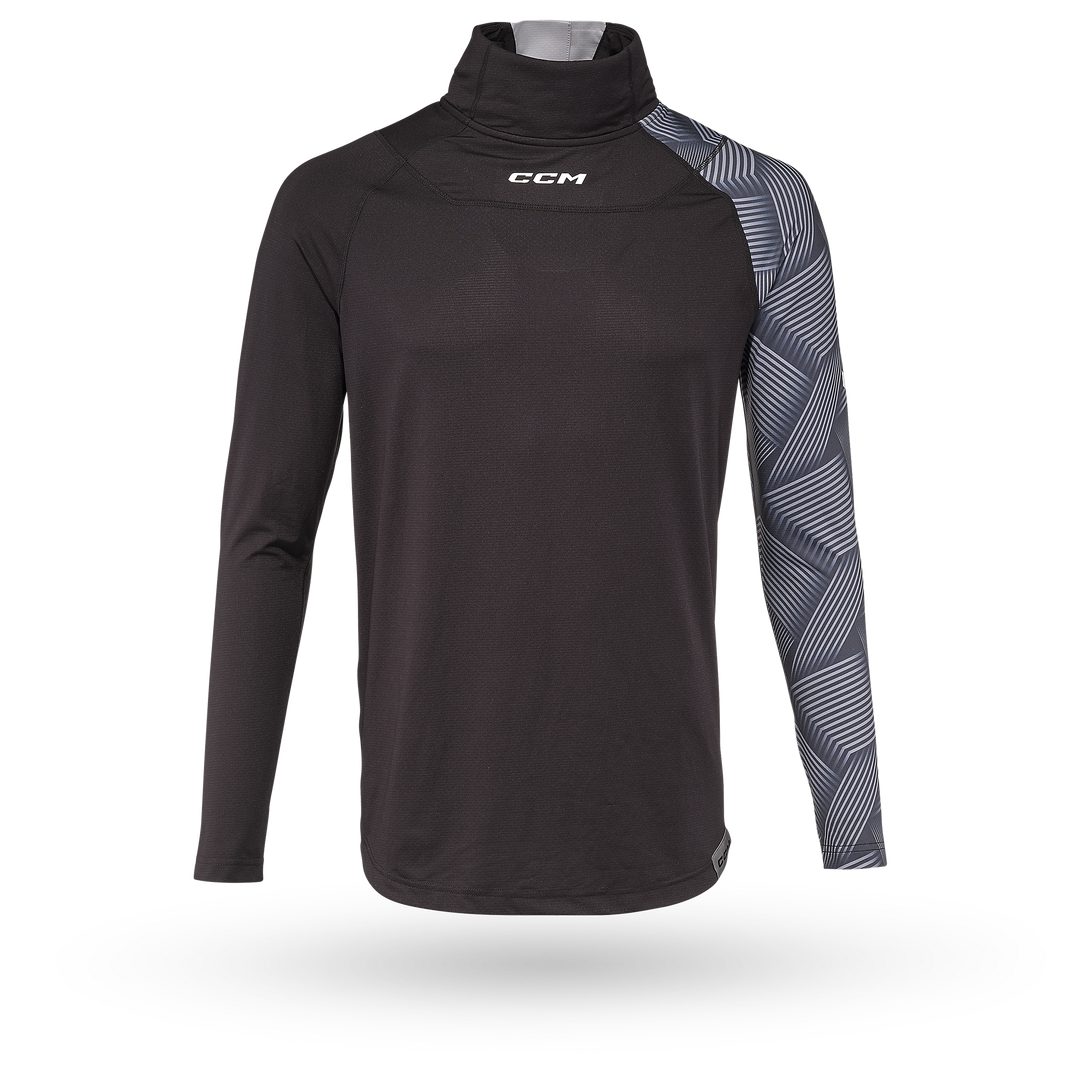 CCM base layer peysa með hálshlíf — Junior – mynd 1