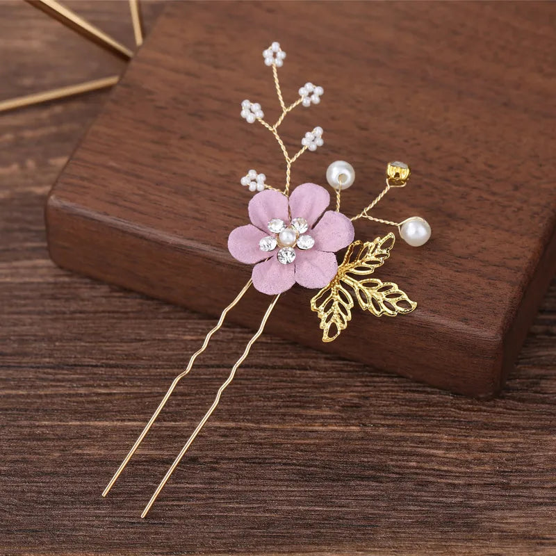 Hárkambur og pinnar 4 stk í setti