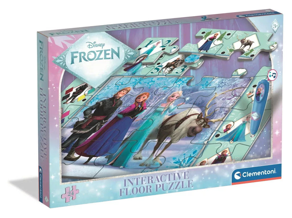 Púsluspil - Frozen púsluspil og leikur 24 stk