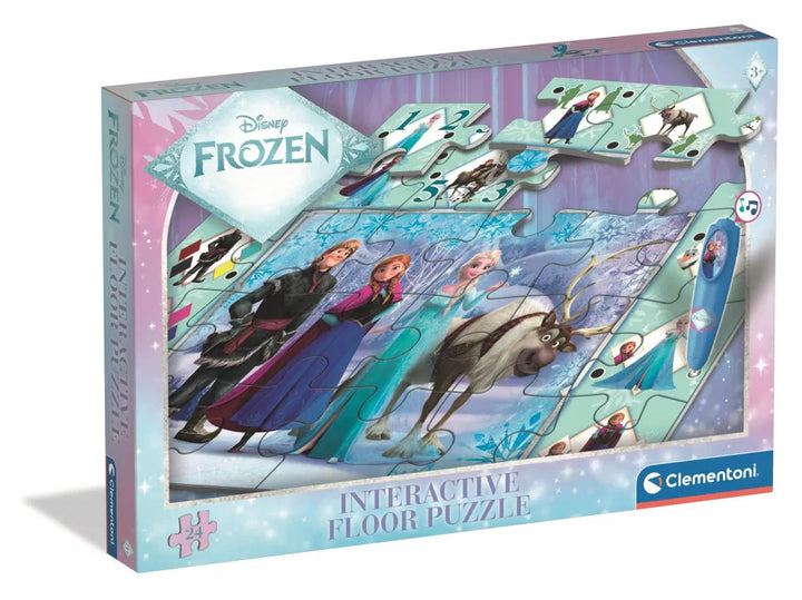 Púsluspil - Frozen púsluspil og leikur 24 stk