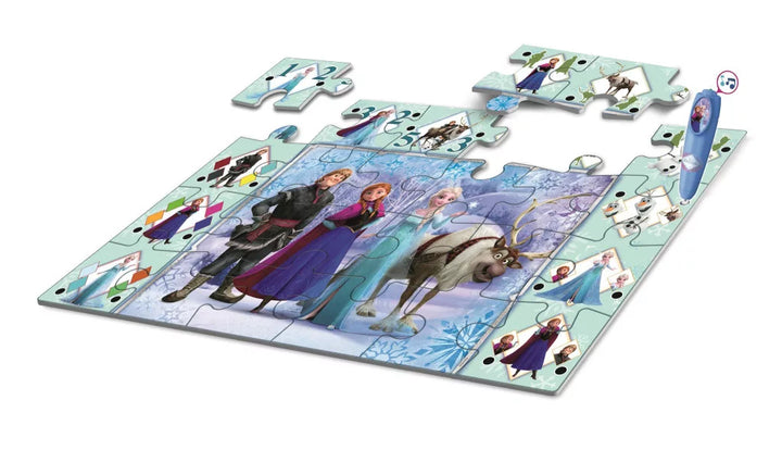 Púsluspil - Frozen púsluspil og leikur 24 stk