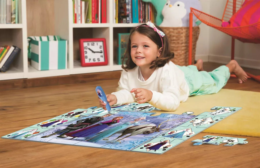 Púsluspil - Frozen púsluspil og leikur 24 stk