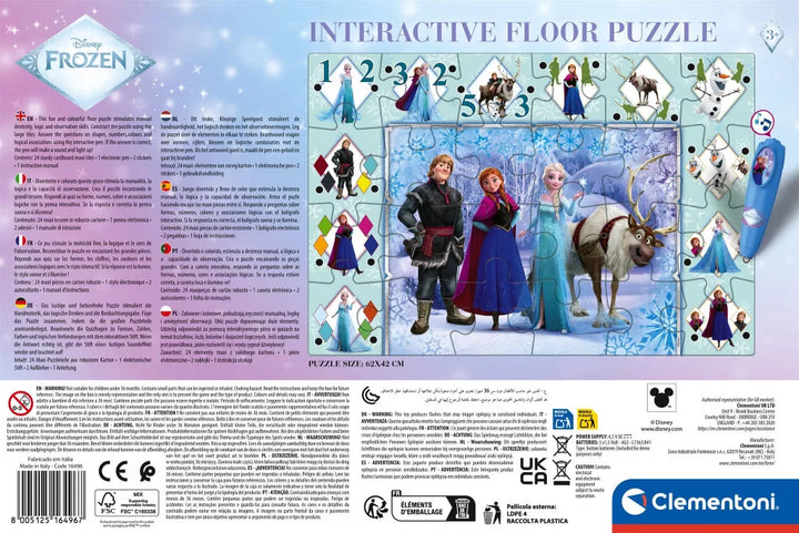 Púsluspil - Frozen púsluspil og leikur 24 stk