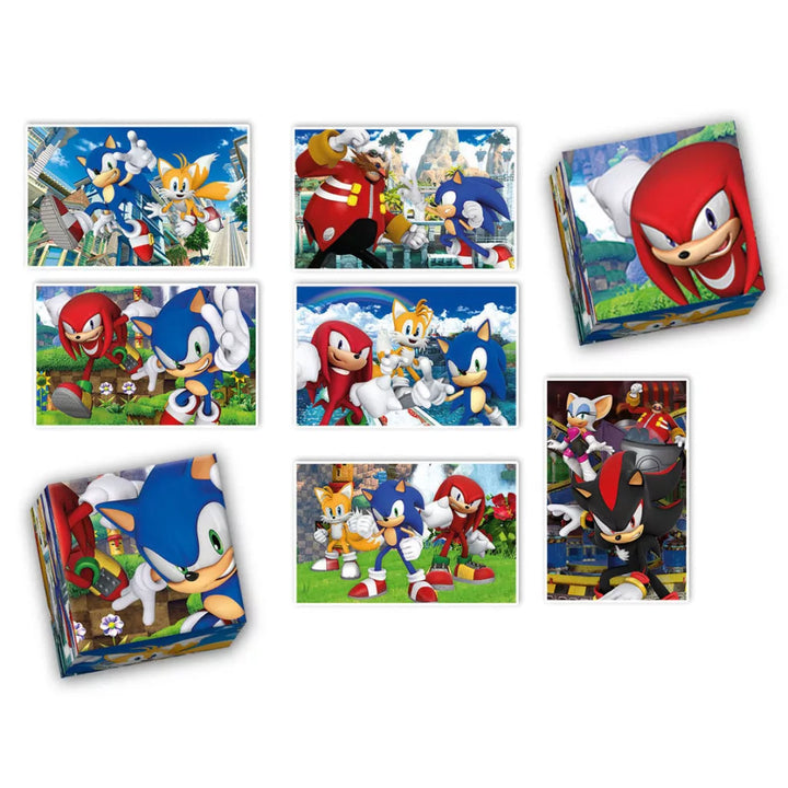 Púsluspil og leikur Sonic 4 í 1