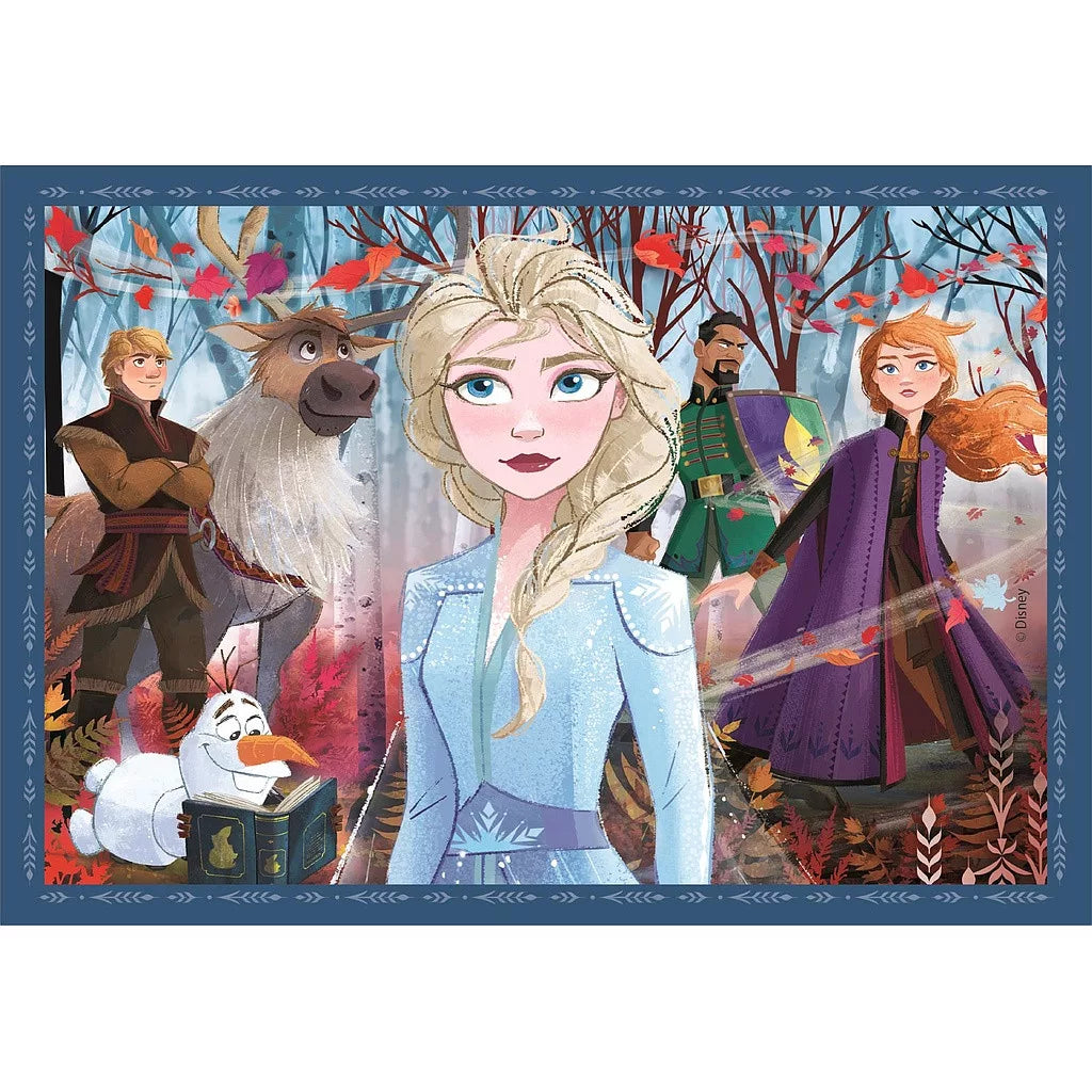 Púsluspil - Frozen 4 in 1
