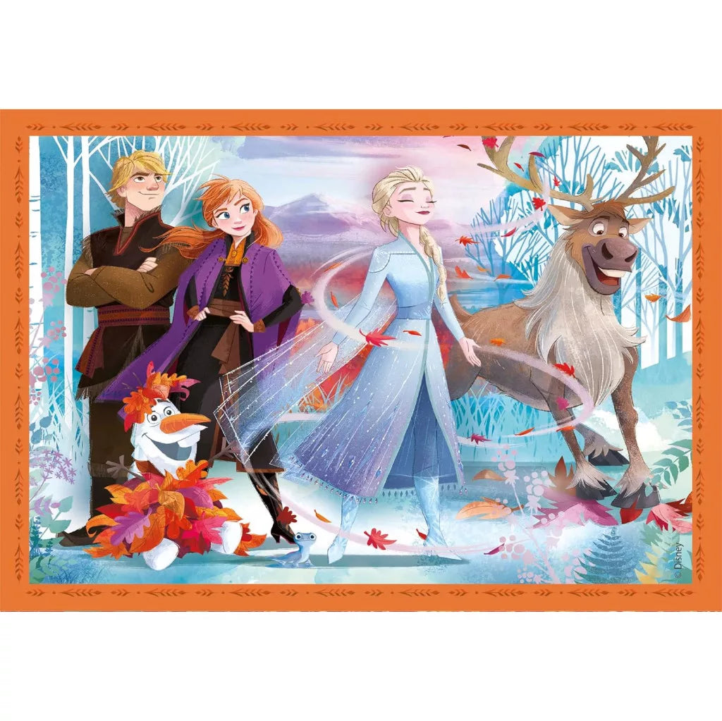 Púsluspil - Frozen 4 in 1