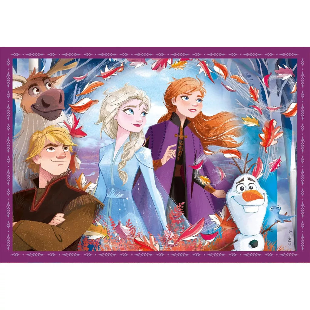 Púsluspil - Frozen 4 in 1