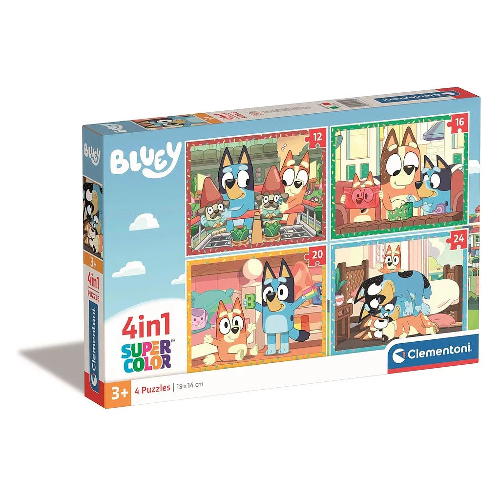 Púsluspil  - Bluey 4 in 1