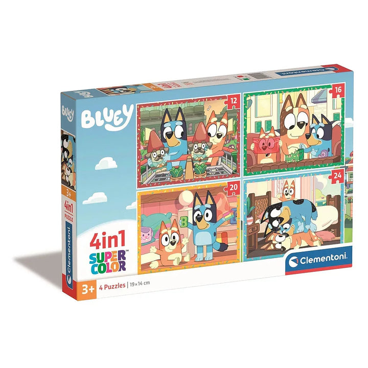 Púsluspil  - Bluey 4 in 1