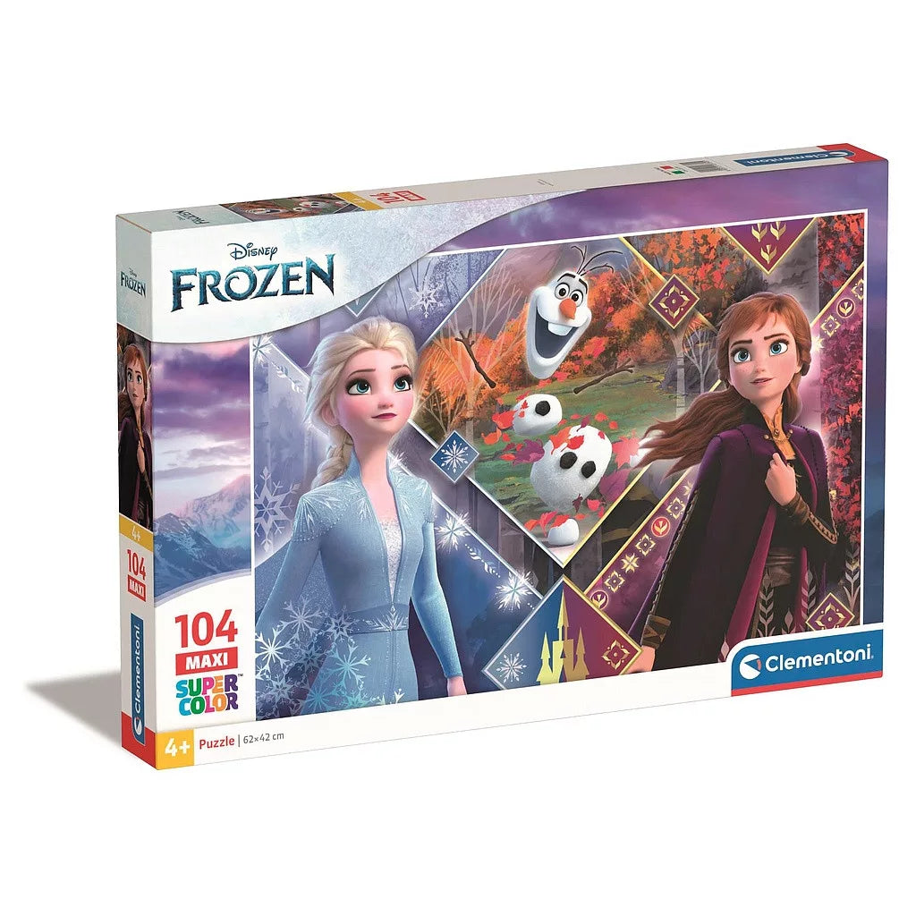 Púsluspil - Frozen 104 púsl maxi