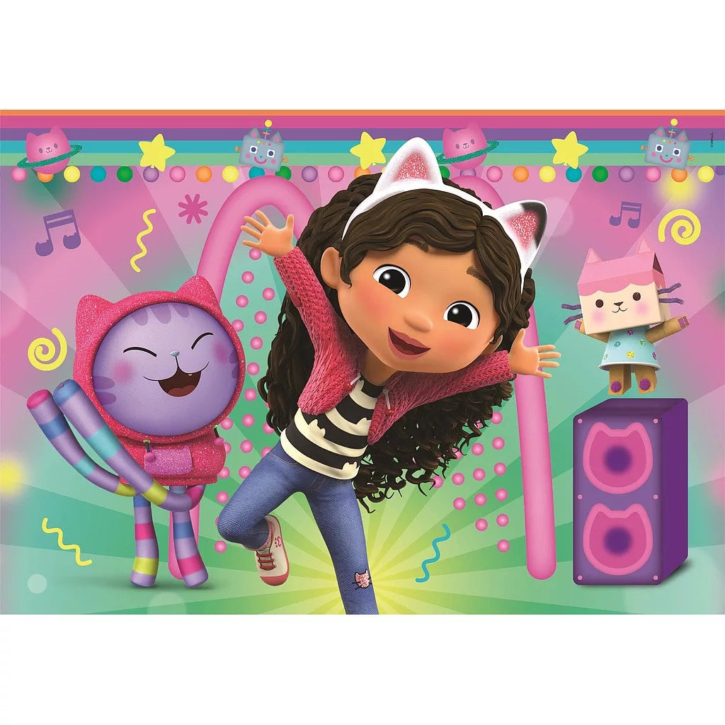 Púsluspil -  Gabby's Dollhouse 2x60 stk