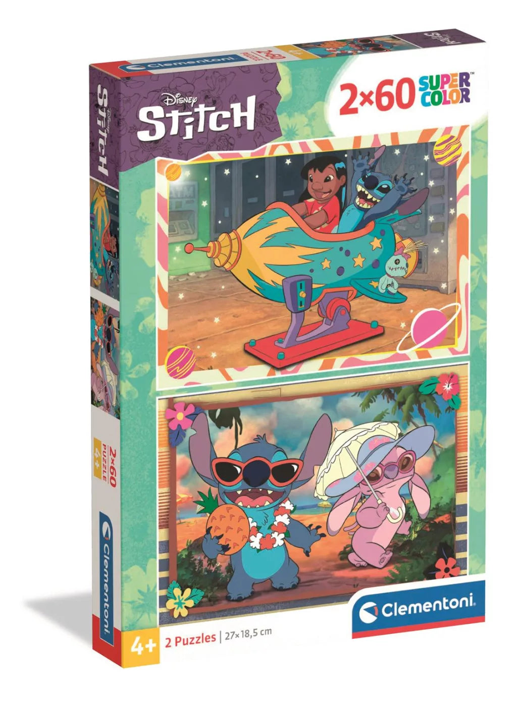 Púsluspil - Lilo and Stitch 2x60 stk.