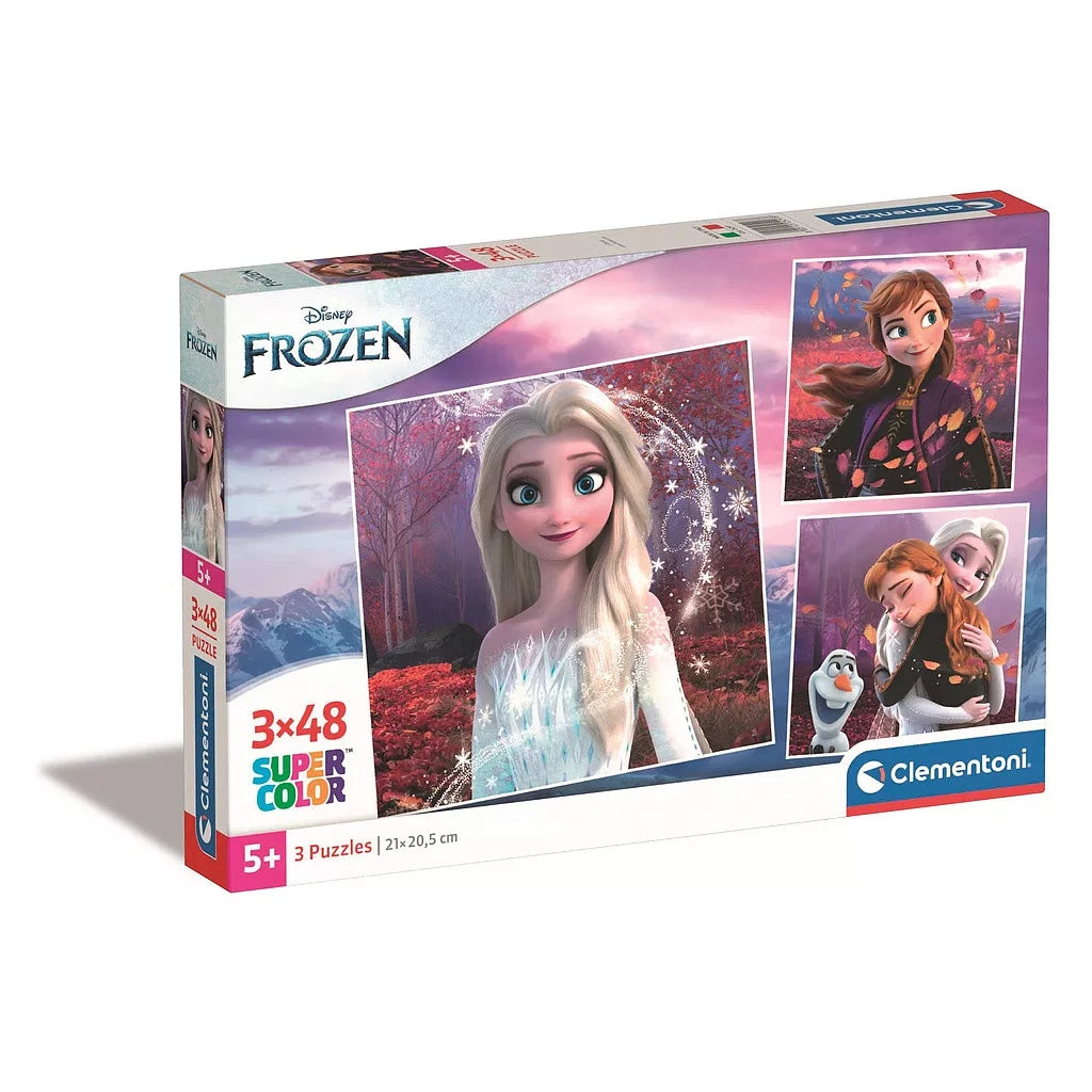 Púsluspil - Frozen 3x48 púsl