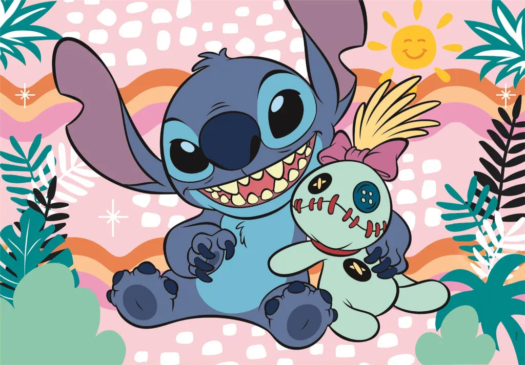 Púsluspil - Stitch  60 stk