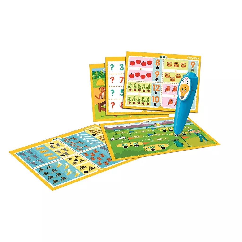 Spil til að læra að tölur, liti, form ofl.