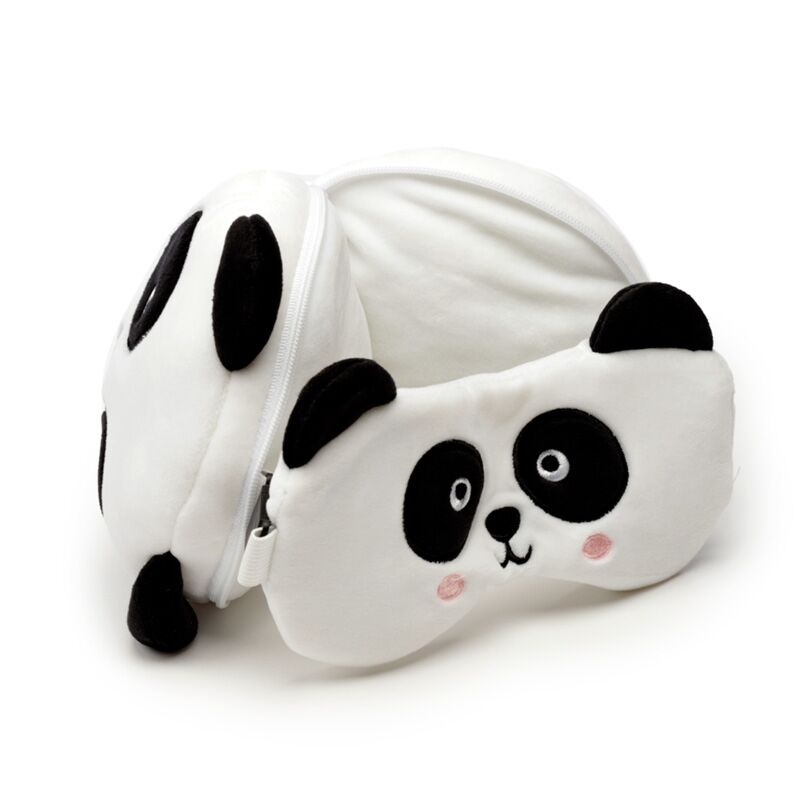 Ferðapúði og svefngrímu Panda