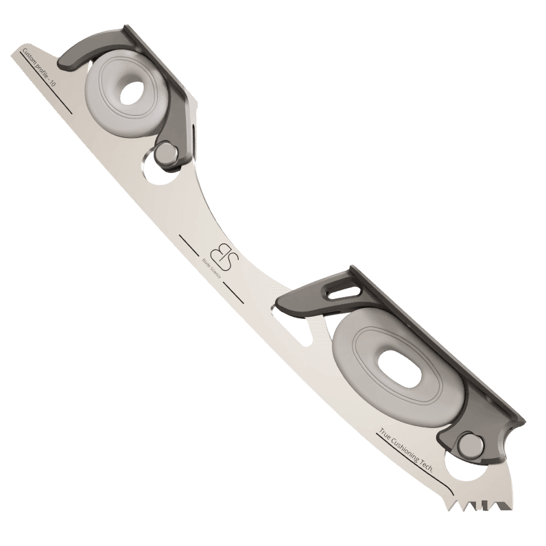 Blade Science Dual Cushioning skautablöð með dökkgrárri grind