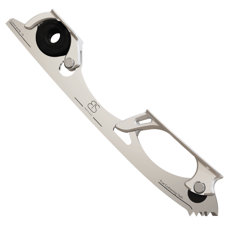 Blade Science Single Cushioning skautablöð með svörtum dempura