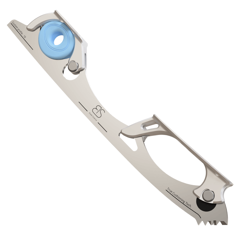 Blade Science Single Cushioning skautablöð með bláum dempura