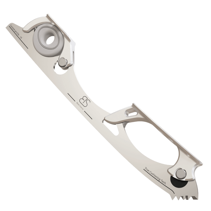 Blade Science Single Cushioning skautablöð með gráum dempura og ljósgrárri grind