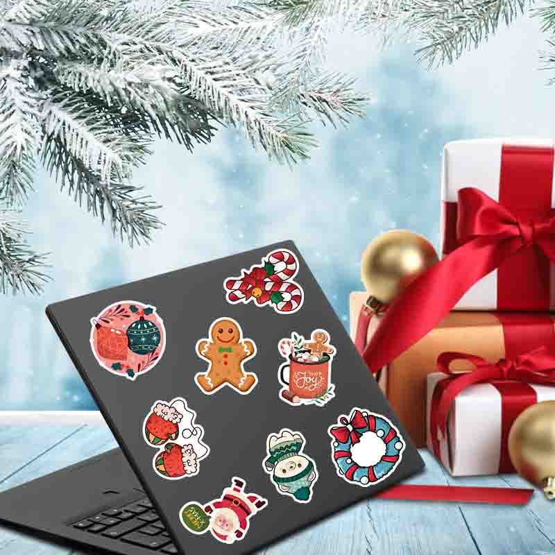 Jóla límmiðar 10 stk.