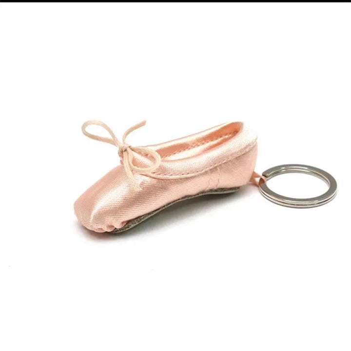 Lyklakippa ballett táskór ljósbleikir