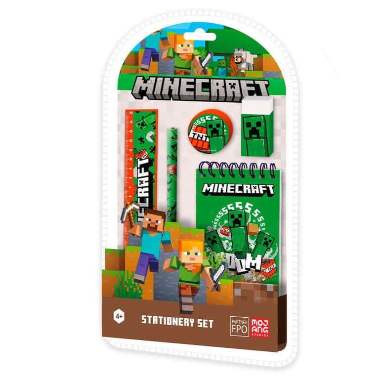 Minecraft Boom ritfangasett 5 stk