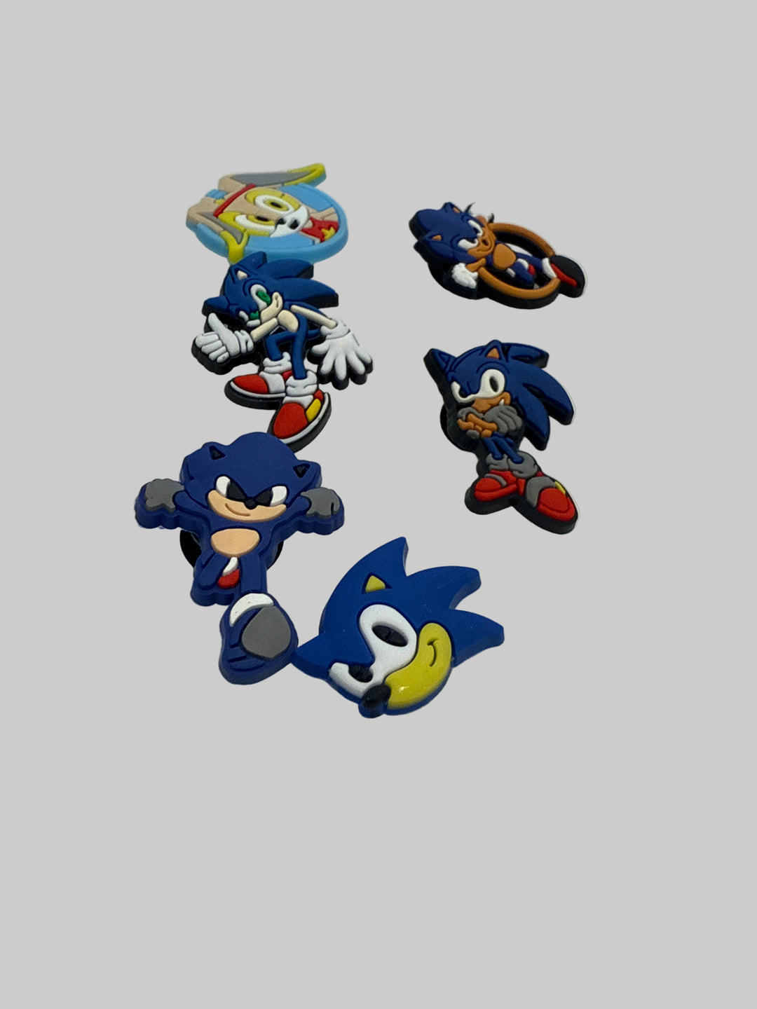 Crocs skraut Sonic - 6 stk saman í poka