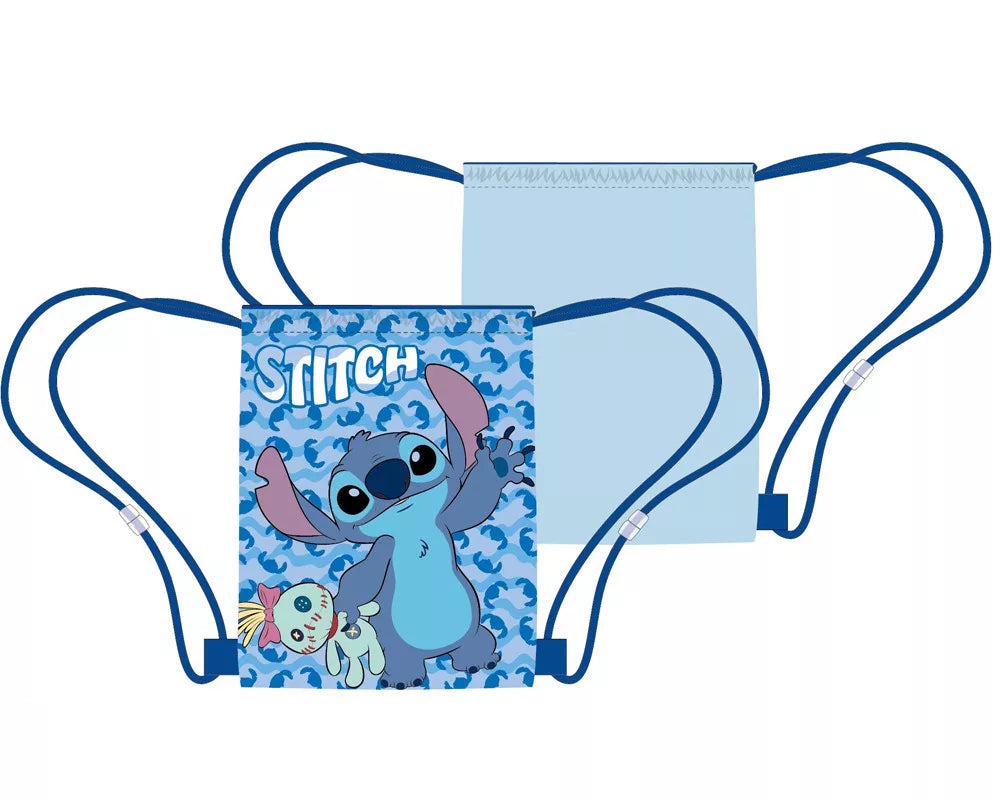 Íþróttapoki  -  Stitch - samandreginn