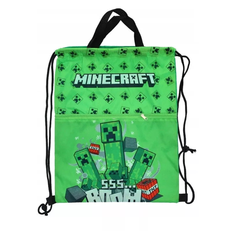 Íþróttapoki - Minecraft  BOOM með aukahólfi