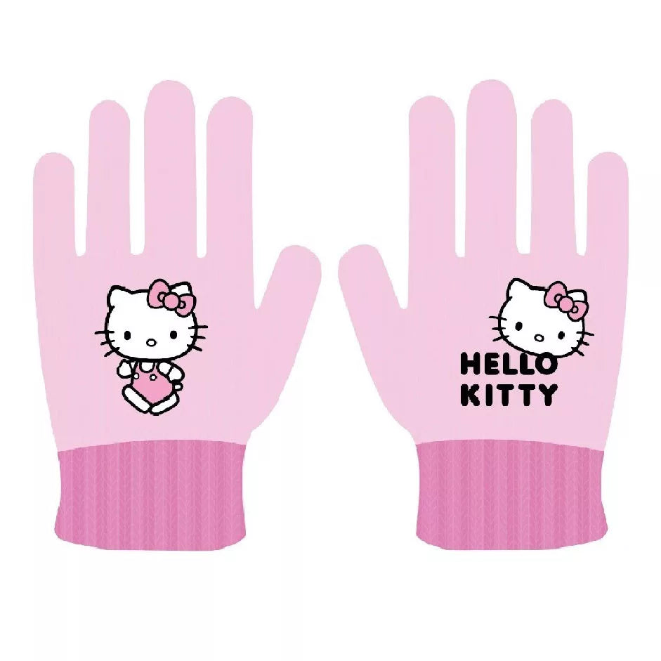 Vettlingar Hello Kitty Bleikir