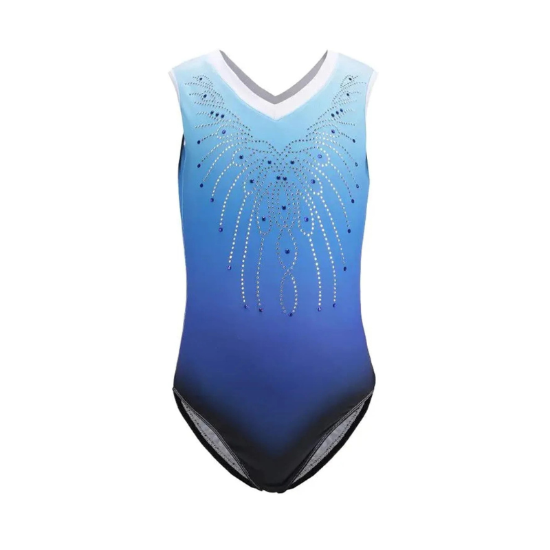 Fimleikabolur blár með steinum