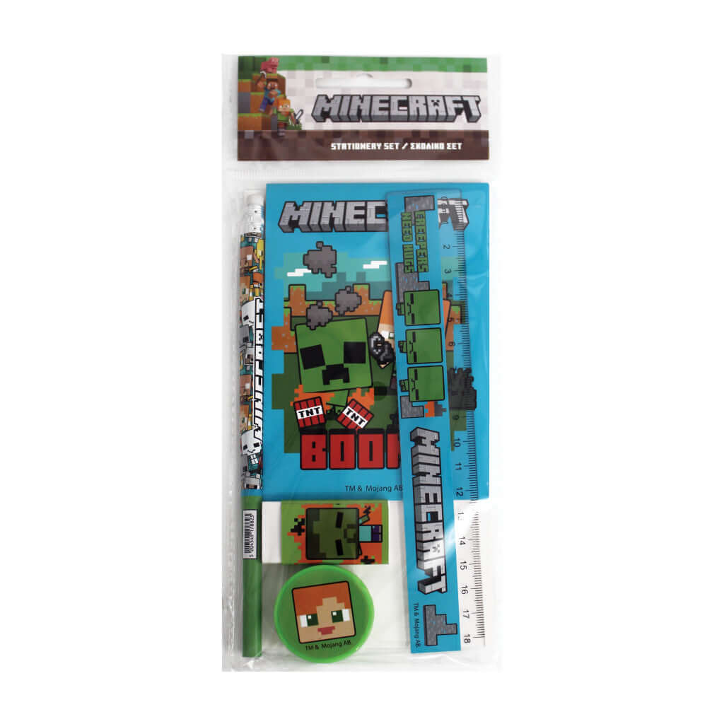 Minecraft Creepers Need Hugs ritfangasett 5 stk