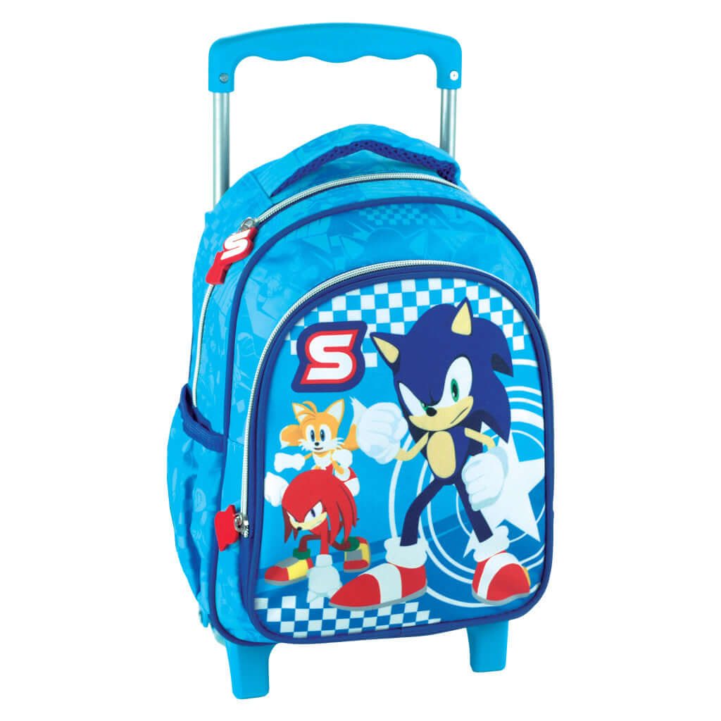 Sonic the Hedgehog Trio leikskólabakpoki á hjólum 30 cm