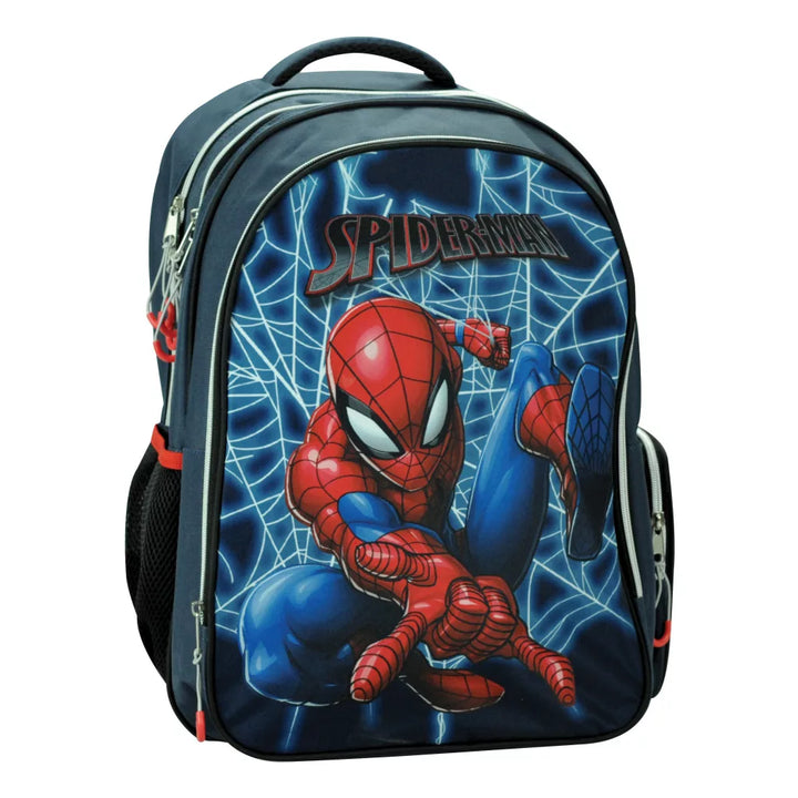 Skólataska Spiderman 42 cm dökkblá