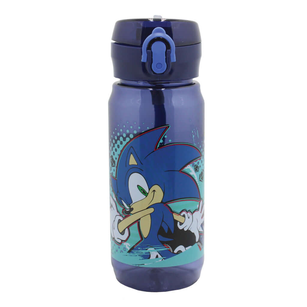 Sonic the Hedgehog Thunder vatnsbrúsi með krók 600 ml