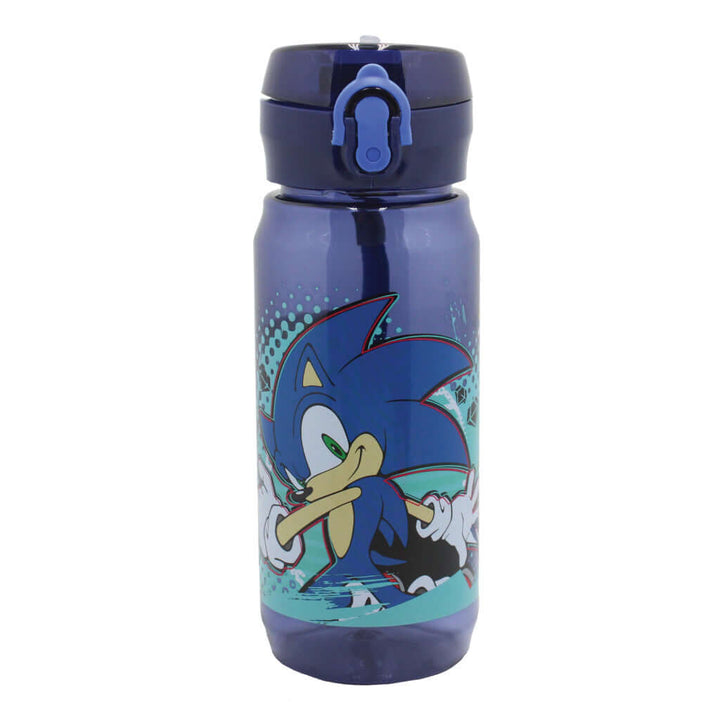 Sonic the Hedgehog Thunder vatnsbrúsi með krók 600 ml