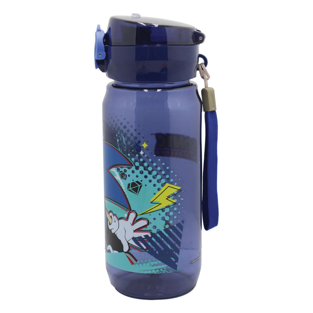 Sonic the Hedgehog Thunder vatnsbrúsi með krók 600 ml