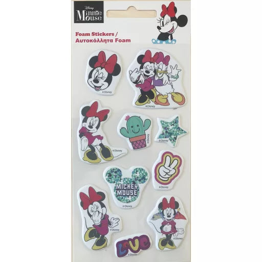 Límmiðar - Mína mús upphleyptir