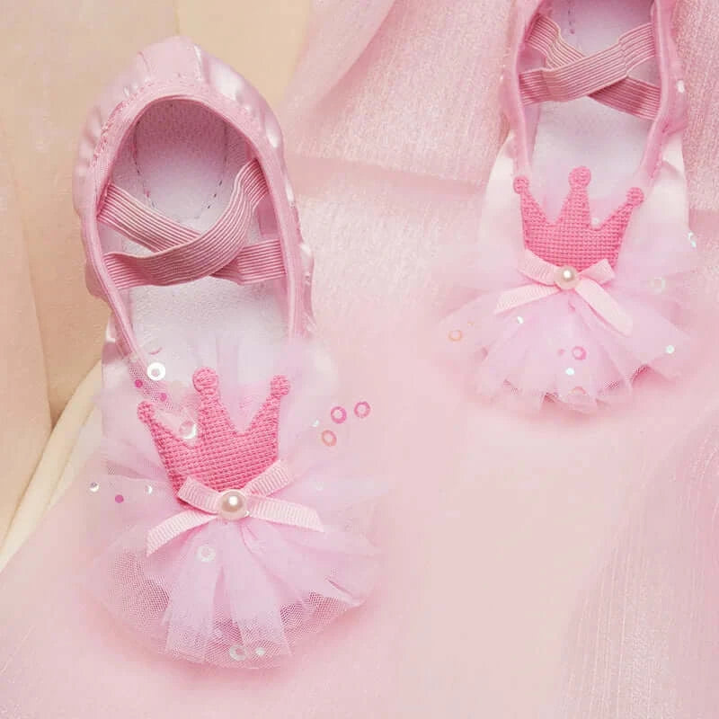 Ballettskór - bleikir Prinsessu