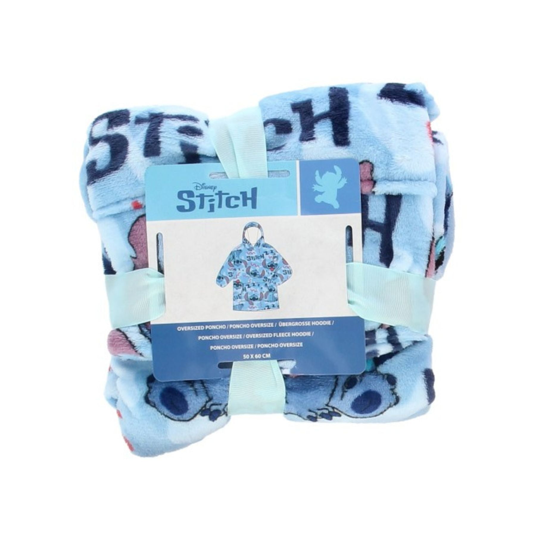 Kósýpeysa Stitch blá 7-12 ára