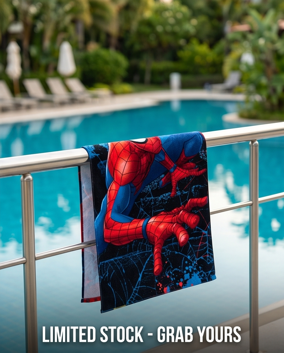 Handklæði -  Spiderman