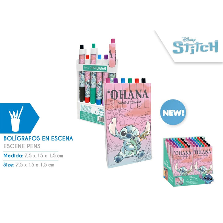 Tússlitir Stitch 6 í pakka