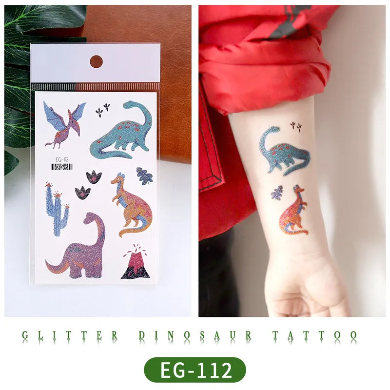 Tatto risaeðlu glimmer 1 spjald